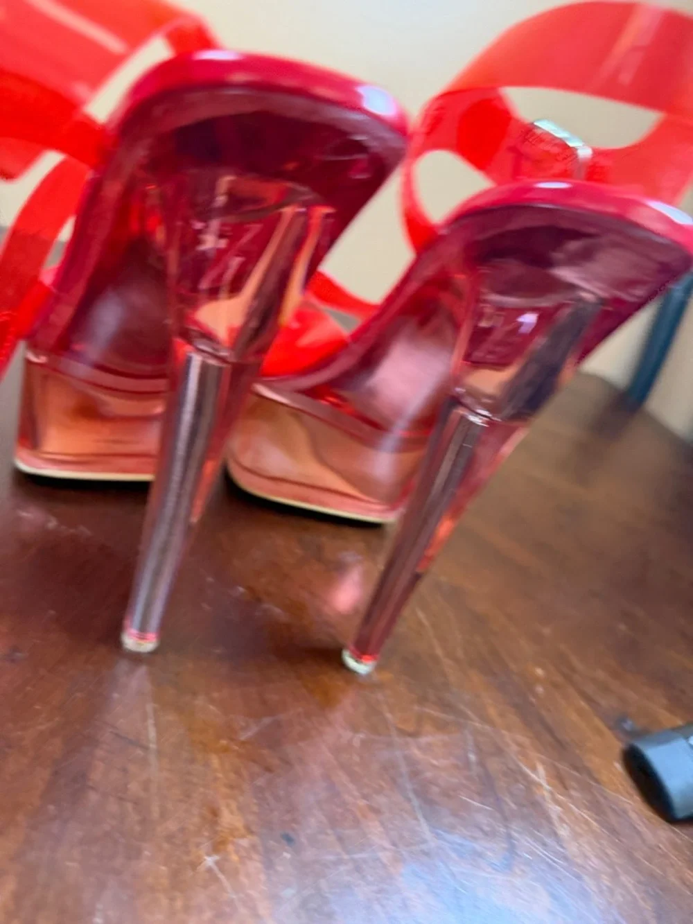PrettyLittleThing glossy red